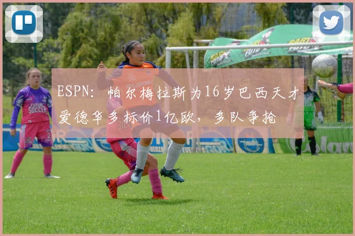 ESPN：帕尔梅拉斯为16岁巴西天才爱德华多标价1亿欧，多队争抢